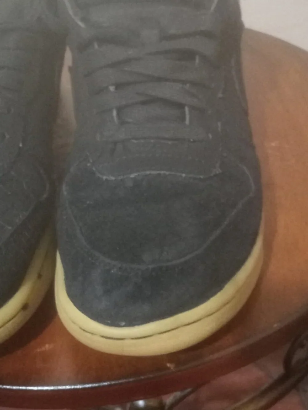Big Nike Lux Low Black Snakeskin Gum Men's Size 8 Rare Edition
